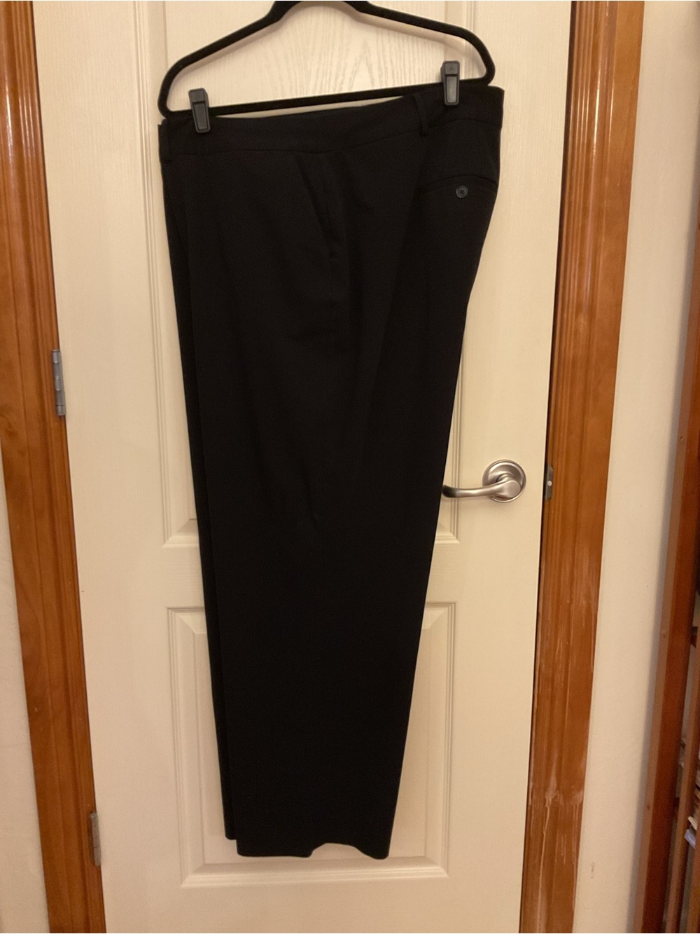 Liz Claiborne Black Dress Pants - Straight Leg - 24W